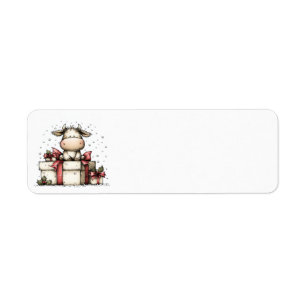 Whimsical Christmas Address Labels