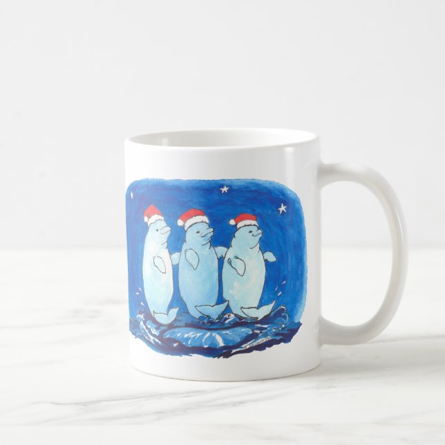 Whimsical Christmas Alaska Wildlife Coffee Mug (Right)