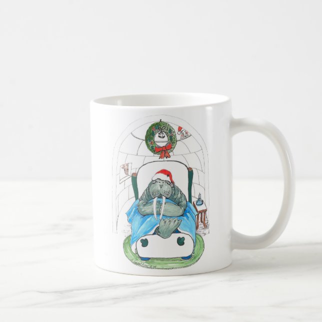 Whimsical Christmas Alaska Wildlife Coffee Mug (Right)