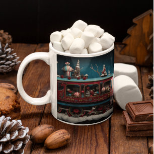 Whimsical Christmas Candy Train 1 Mug