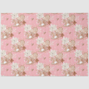 Whimsical Christmas Cookie Design Tissue Paper