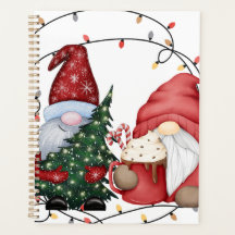 Whimsical Christmas Gnomes Scandinavian Holiday 
