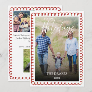 Whimsical Christmas Photo Holiday Card