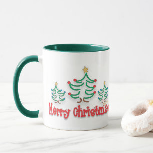 "Whimsical" Christmas Trees Mug