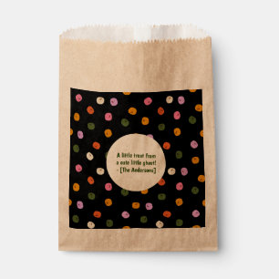 Whimsical Colourful Pumpkin Halloween Party Favour Bags