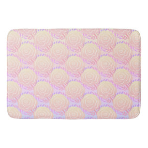 Whimsical Colourful Roses 2 Bath Mat
