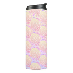 Whimsical Colourful Roses 2 Thermal Tumbler