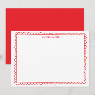 whimsical coquette ribbon frame card