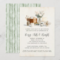 Whimsical Cosy Crafting Party Arts Tea Party