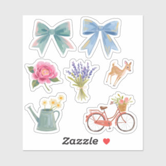 Whimsical Cottagecore Sticker Sheet