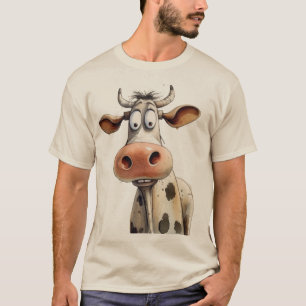 Whimsical Cow T-Shirt