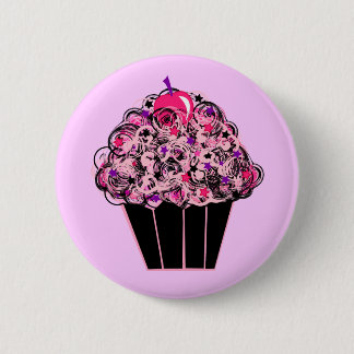 Whimsical Cupcake 6 Cm Round Badge