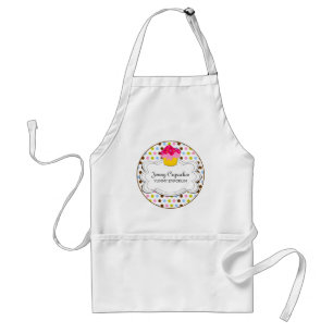 Whimsical Cupcake Bakery Personalised Apron