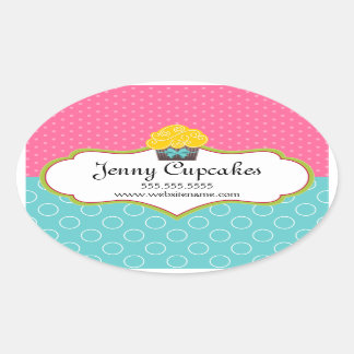 Whimsical Cupcake Bakery Seals