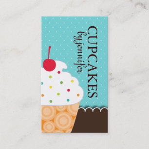 Whimsical Cupcake Business Cards
