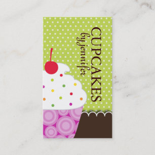 Whimsical Cupcake Business Cards