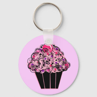 Whimsical Cupcake Key Ring