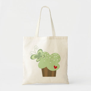 Whimsical Cupcakes Tree Butterflies Sweet Birthday Tote Bag