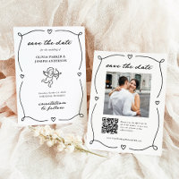 Whimsical Cupid | Romantic Photo and QR Code