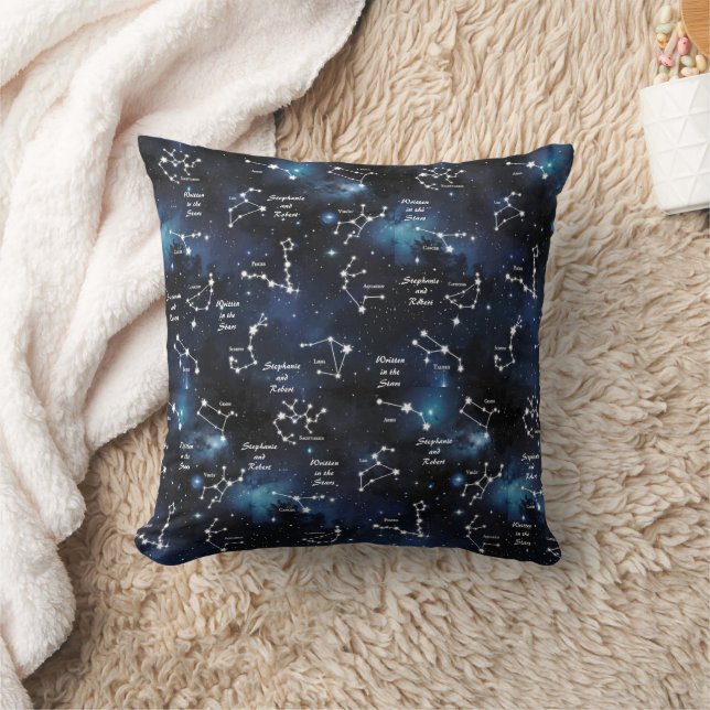 Whimsical Custom Astrology Stars Sock Cushion (Blanket)