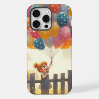 Whimsical/cute balloon girl art