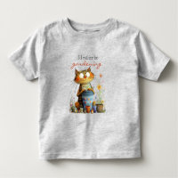 Whimsical Cute Cat "I'd Rather Be Gardening"