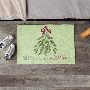 Whimsical Cute Christmas Berries Doormat
