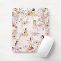 Whimsical Cute Fairy Wildflower Garden Meadow