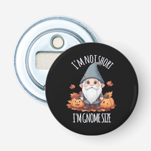 Whimsical Cute Gnome in Autumn Bottle Opener