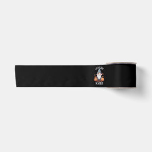 Whimsical Cute Gnome in Autumn Satin Ribbon