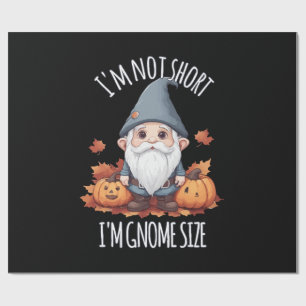 Whimsical Cute Gnome in Autumn Wrapping Paper