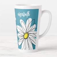 Whimsical Daisy - orchid - trendy script name