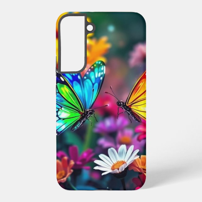 Whimsical Dance of the Butterflies Samsung Galaxy S22+ Case (Back)