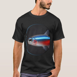 Whimsical Deep Sea Fish Illustration – Colourful T-Shirt