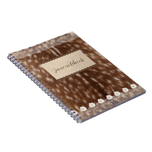 Whimsical deer notebook (Right Side)