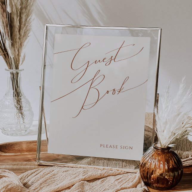 Whimsical Desert | Beige Guest Book Sign (Creator Uploaded)
