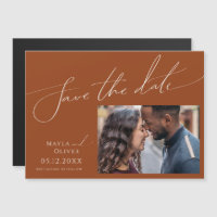 Whimsical Desert | Rust Horizontal Save The Date