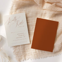 Whimsical Desert Terracotta Song Request RSVP Card