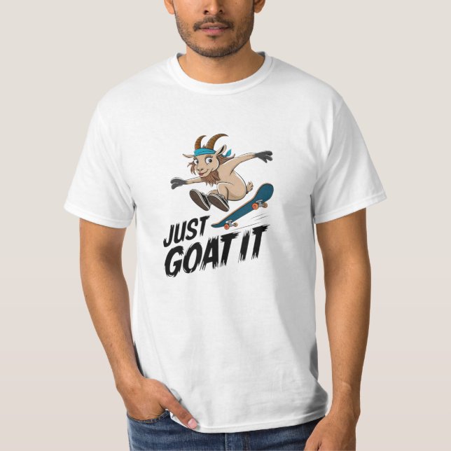 Whimsical Designs for Goat Fans T-Shirt (Front)