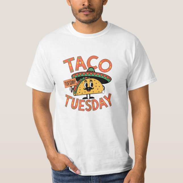 Whimsical Designs for Taco Fans T-Shirt (Front)