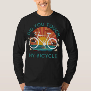 Whimsical Did You Touch My Bicycle Tee - Playful C