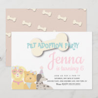 Whimsical Dog Birthday Party Illustrated