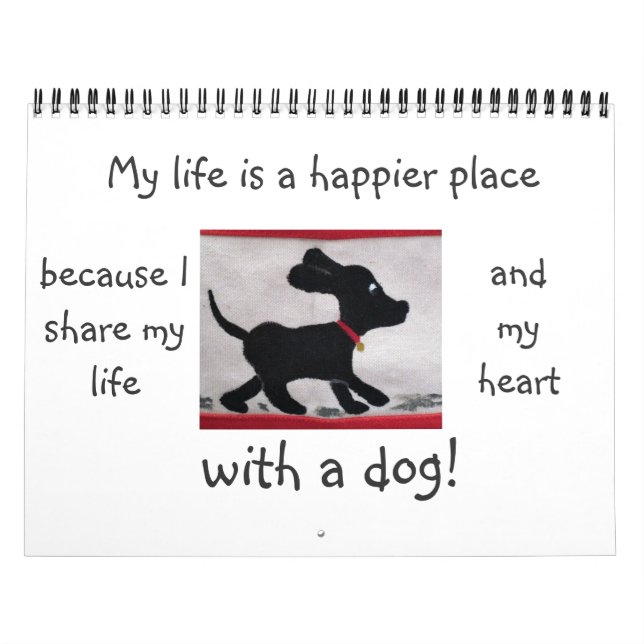 whimsical dog calendar (Cover)