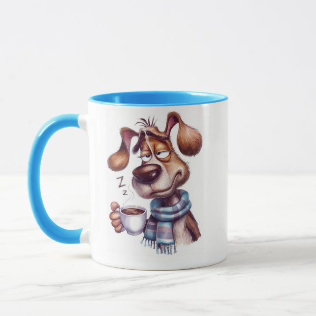 Whimsical dog mug (Left)
