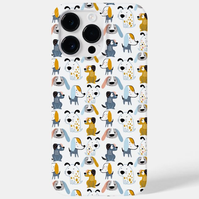 Whimsical Dog Phone Case (Back)