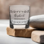 Whimsical Doodle Line Art Any Colour Wedding Whiskey Glass<br><div class="desc">Wedding party gift to personalise for your groomsmen or anyone in your bridal party. You can also add the name of the bride and groom and their wedding date. Simple modern whimsical doodle design with love hearts. You are also welcome to edit the colours in the design tool, where you...</div>