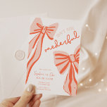 Whimsical Doodle Pink Bow Girl 1st Birthday Invitation<br><div class="desc">Whimsical Doodle Pink Bow Girl 1st Birthday Invitation</div>