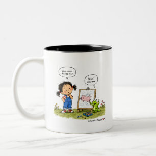 Whimsical Doodle Time – Joheem & Ribbit Mug