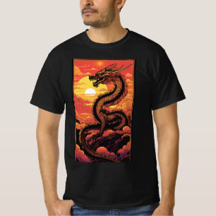  Whimsical Dragon Dreams-Mystical Tee Collection