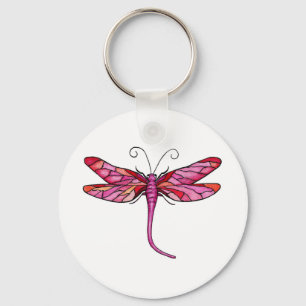 Whimsical Dragonflies Key Ring